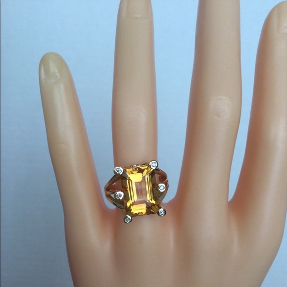 14k CITRINE RING - Picture 6 of 6